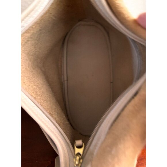 Coach VINTAGE Fletcher Crossbody #4150 Leather Flap Bag shoulder/ Handbag Ivory - Picture 9 of 11